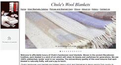 Desktop Screenshot of chulesblankets.com